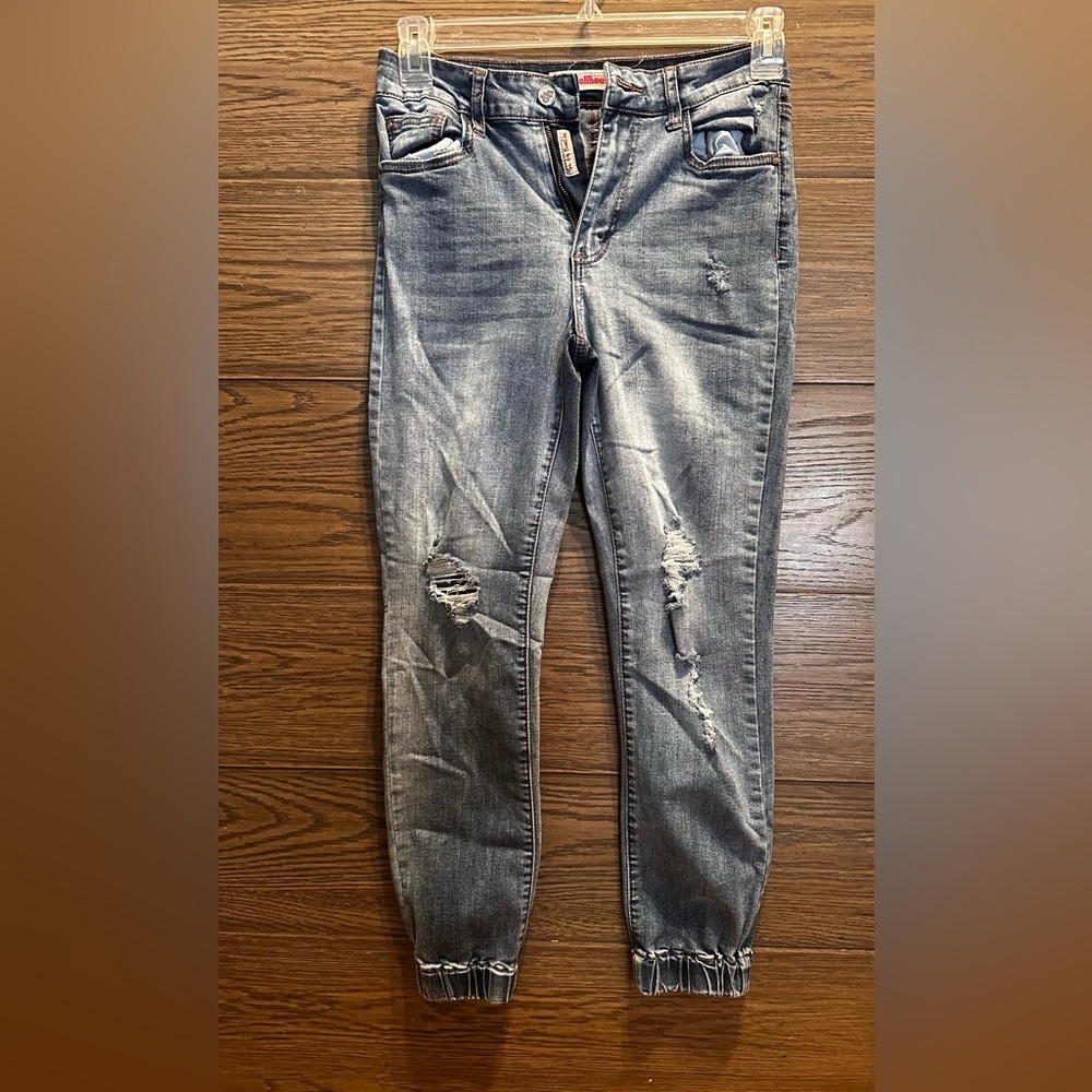 Dollhouse Distressed Blue Skinny Jeans